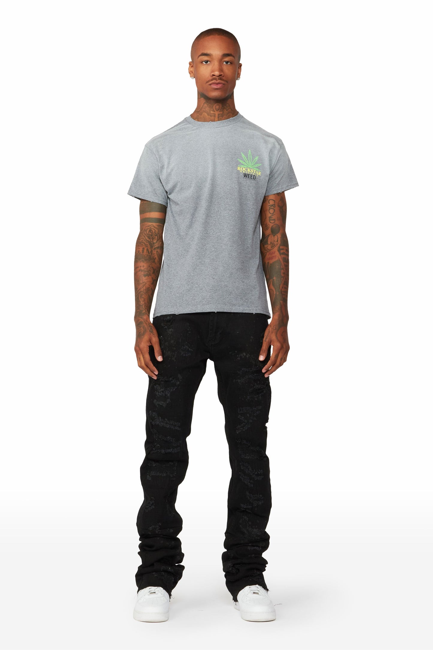 Chong Grey Graphic T-Shirt