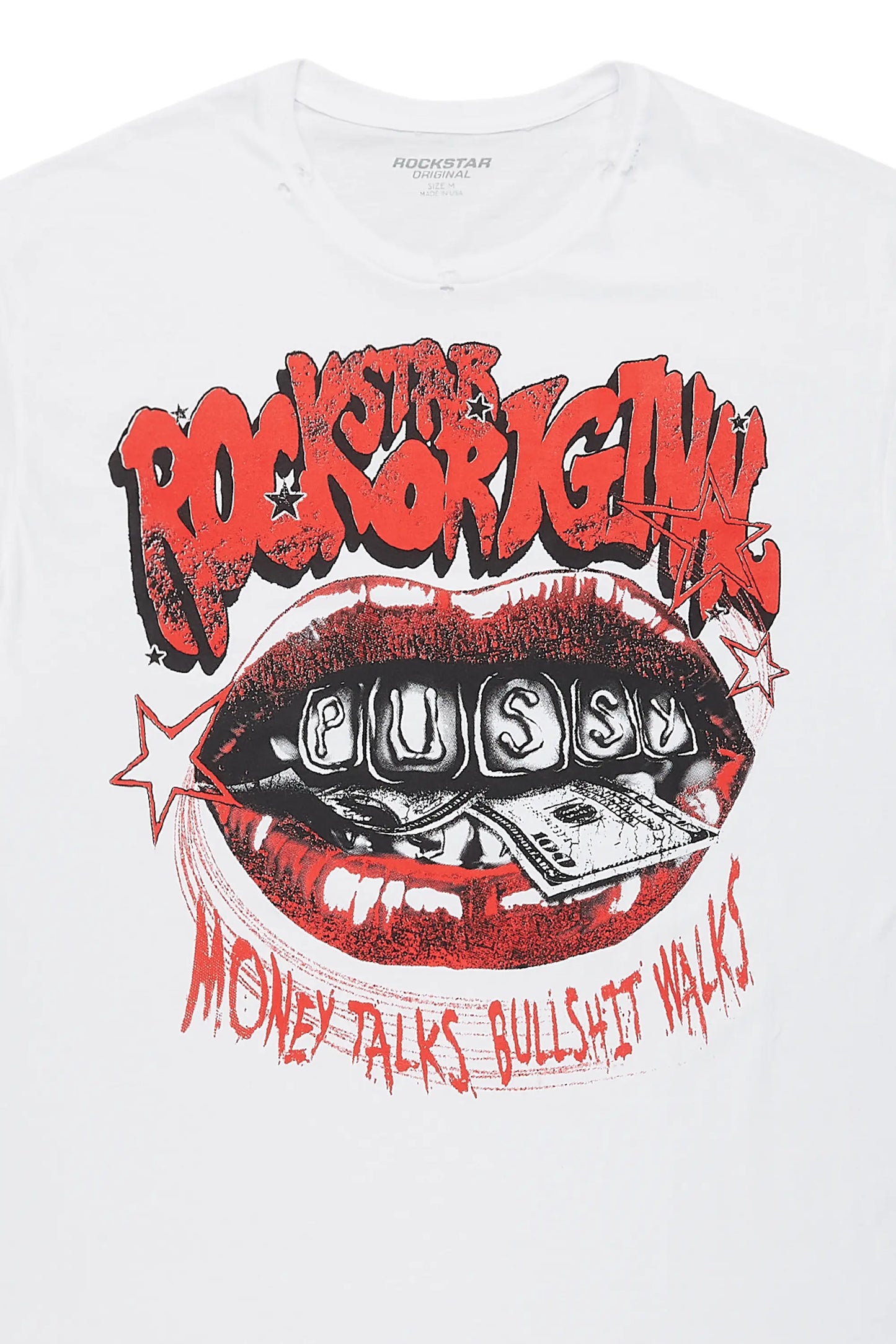 Bloke White Oversized Graphic T-Shirt