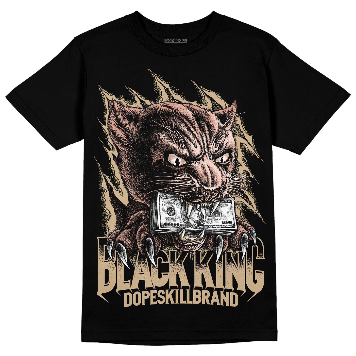 TAN Collection DopeSkill T-Shirt Black King Graphic