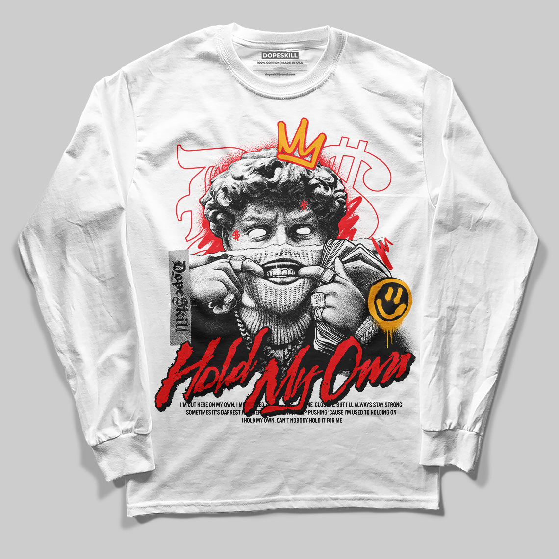 Red Collection DopeSkill Long Sleeve T-Shirt In My Way Graphic