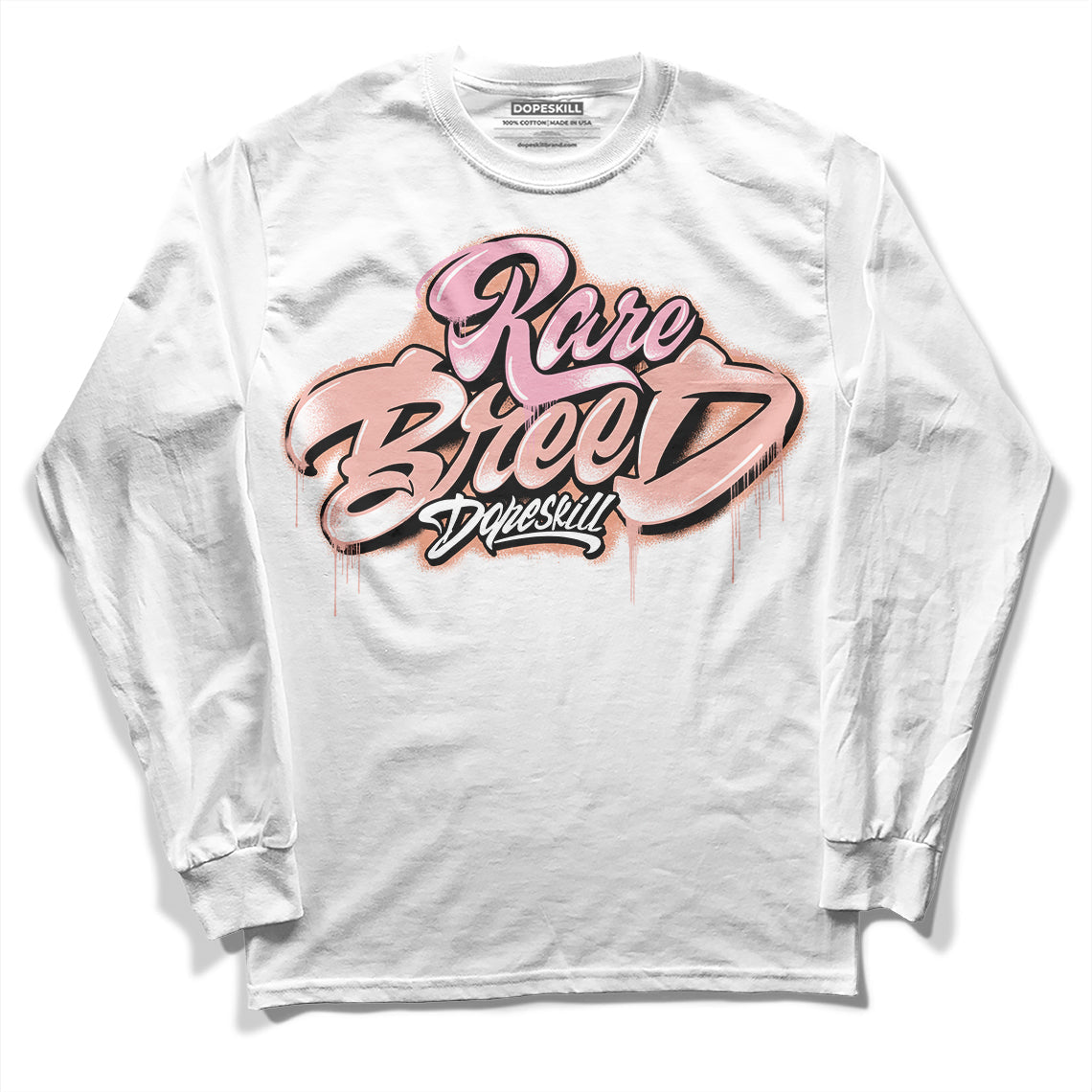 Legend Pink 11s DopeSkill Long Sleeve T-Shirt Rare Breed Type Graphic