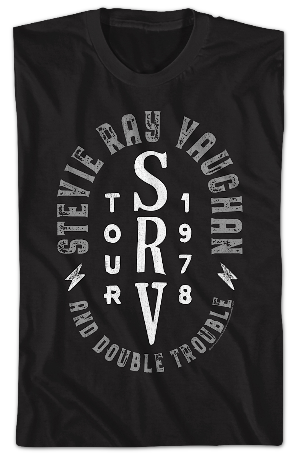 1978 Tour Stevie Ray Vaughan And Double Trouble T-Shirt