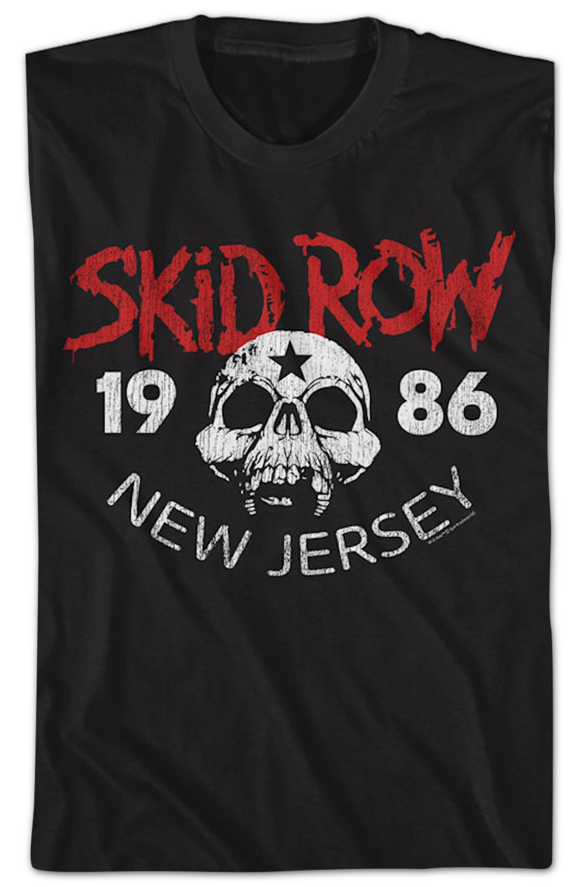 1986 Skull Skid Row T-Shirt