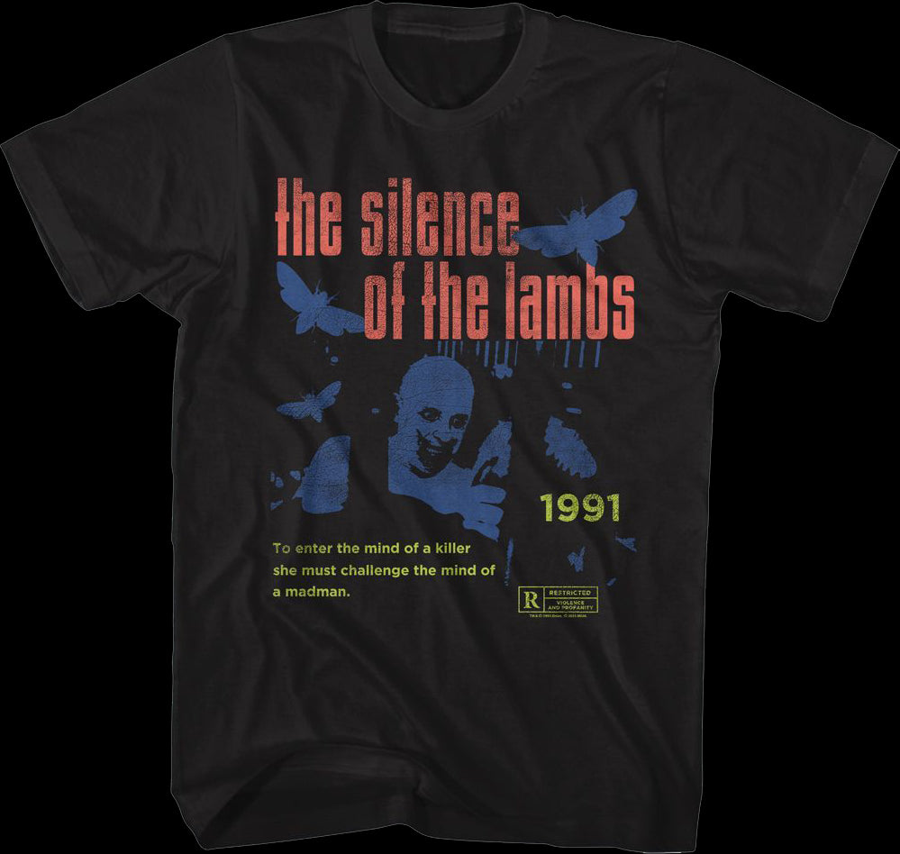 1991 Poster Silence Of The Lambs T-Shirt