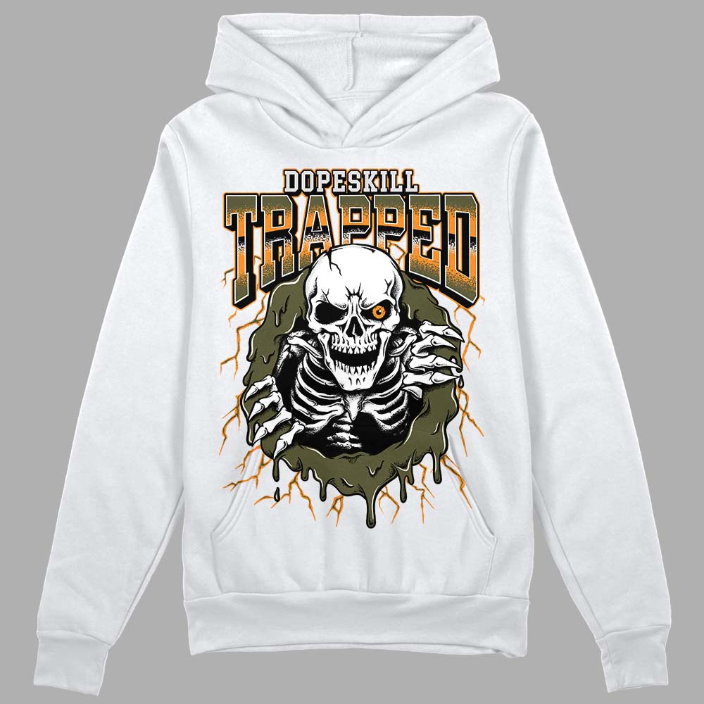 Olive 5s DopeSkill Hoodie Sweatshirt Trapped Halloween Graphic