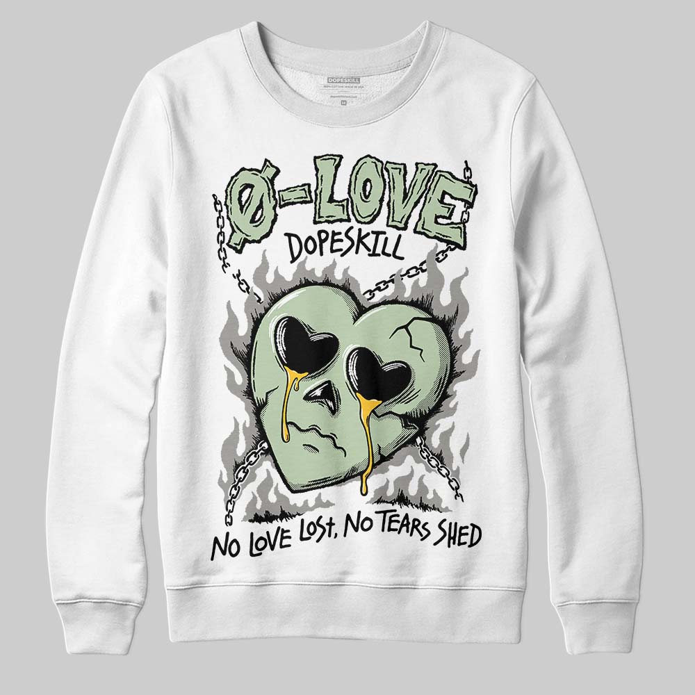 Seafoam 4s 2025 DopeSkill Sweatshirt Crying Heart Graphic