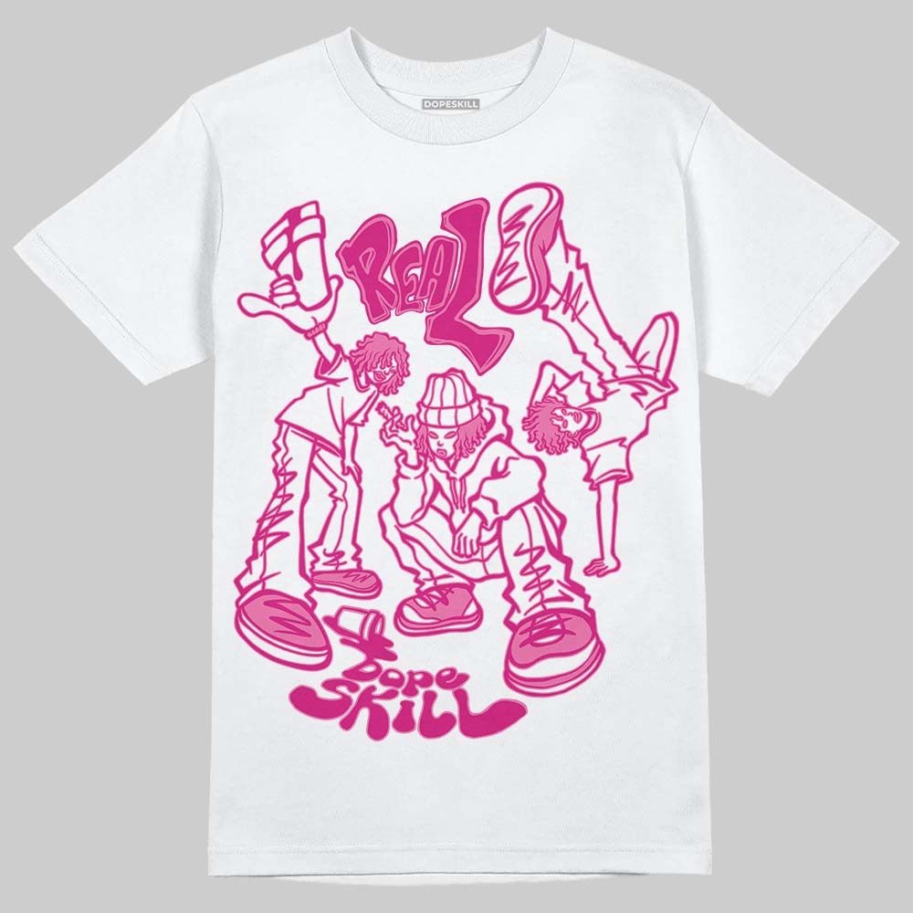 Rick RO Pink Leather Sneakers DopeSkill T-Shirt Real Y2K Players Graphic