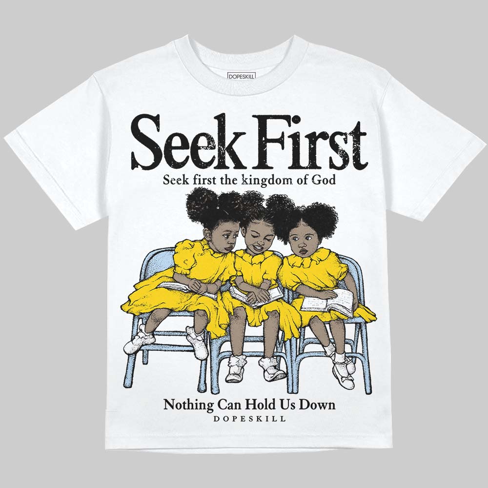Yellow Ochre 6s DopeSkill Oversize Print T-Shirt New Seek First Graphic