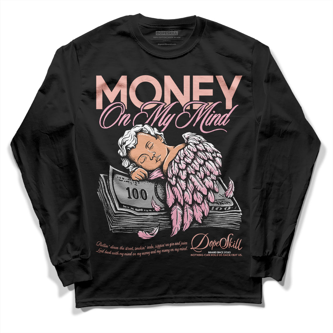 Legend Pink 11s DopeSkill Long Sleeve T-Shirt MOMM Graphic