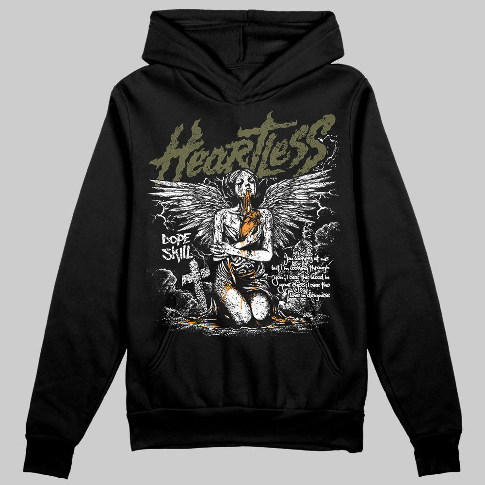 Olive 5s DopeSkill Hoodie Sweatshirt Heartless Graphic