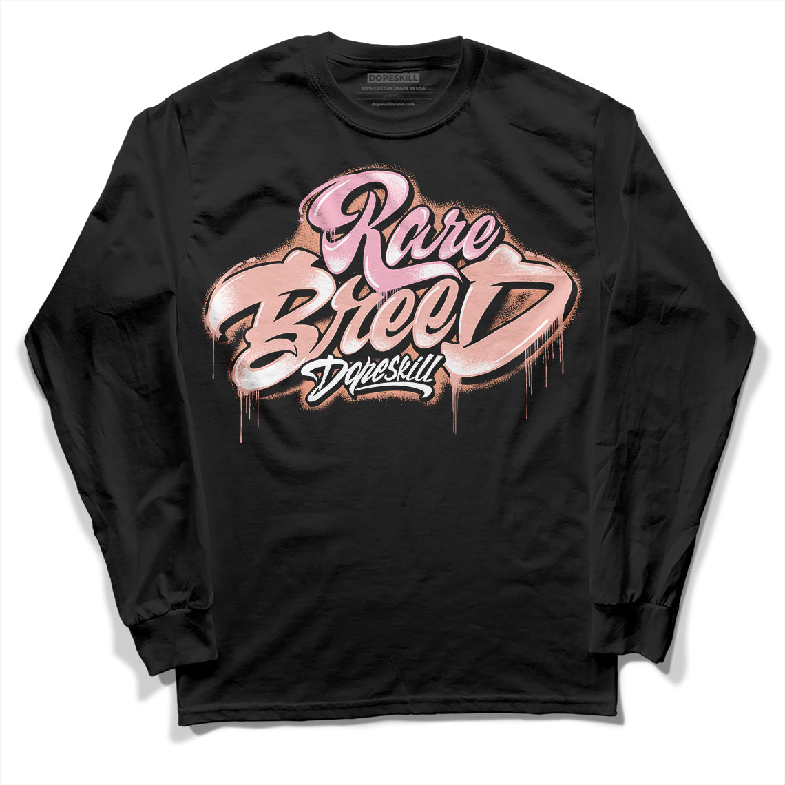 Legend Pink 11s DopeSkill Long Sleeve T-Shirt Rare Breed Type Graphic