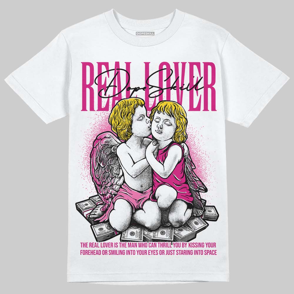 Rick RO Pink Leather Sneakers DopeSkill T-Shirt Real Lover Graphic
