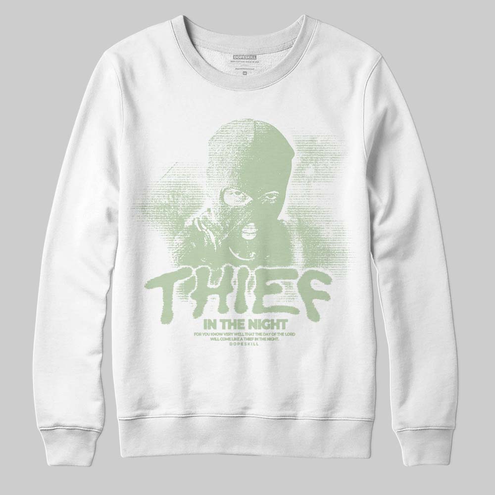 Seafoam 4s 2025 DopeSkill Sweatshirt Thief In The Night Graphic