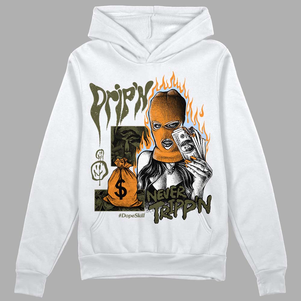Olive 5s DopeSkill Hoodie Sweatshirt Drip'n Never Tripp'n Graphic