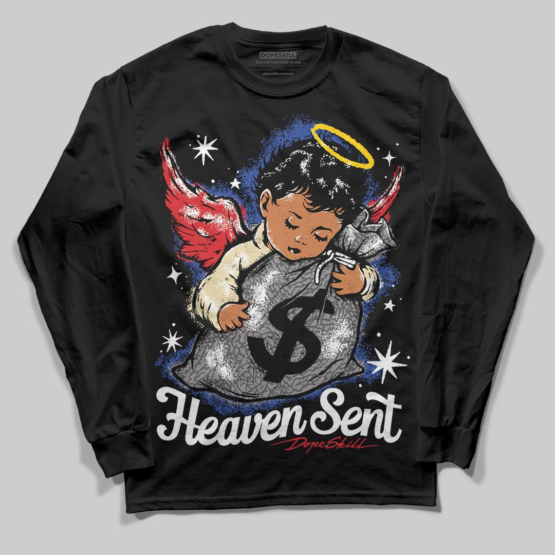 Seoul 2.0 3s DopeSkill Long Sleeve T-Shirt Heaven Sent Graphic