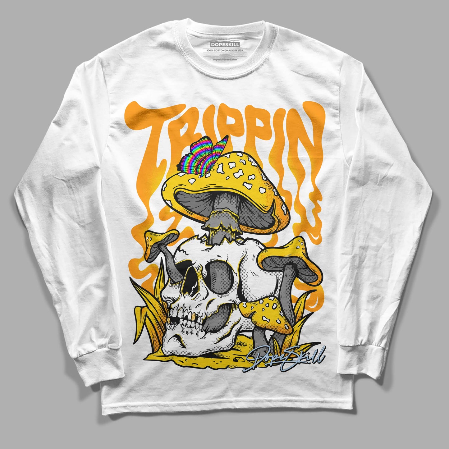 Yellow Ochre 6s DopeSkill Long Sleeve T-Shirt Trippin Graphic