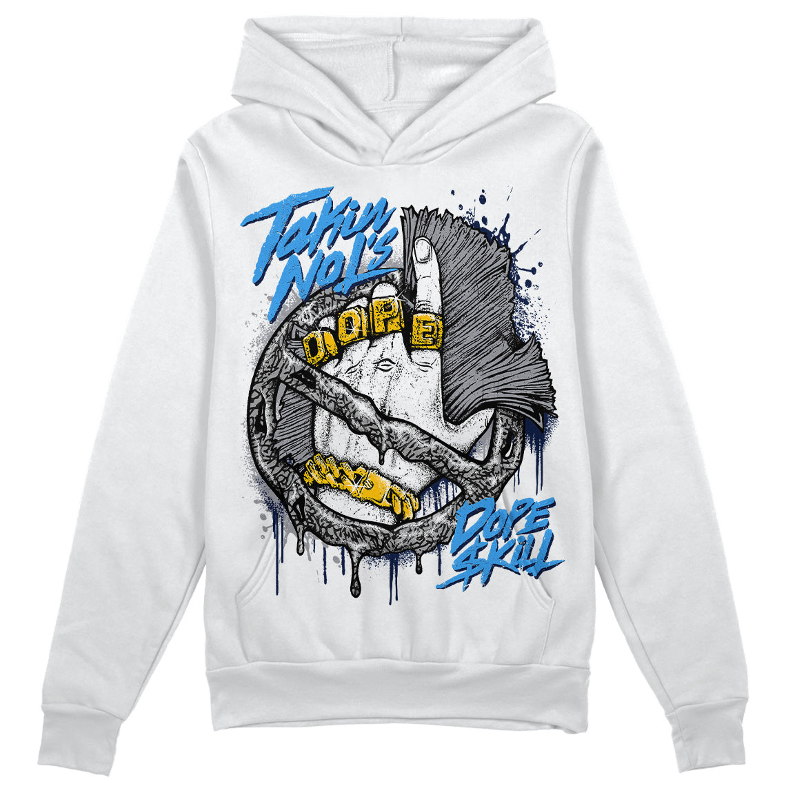 Midnight Navy 3s DopeSkill Hoodie Sweatshirt Takin No L's Graphic