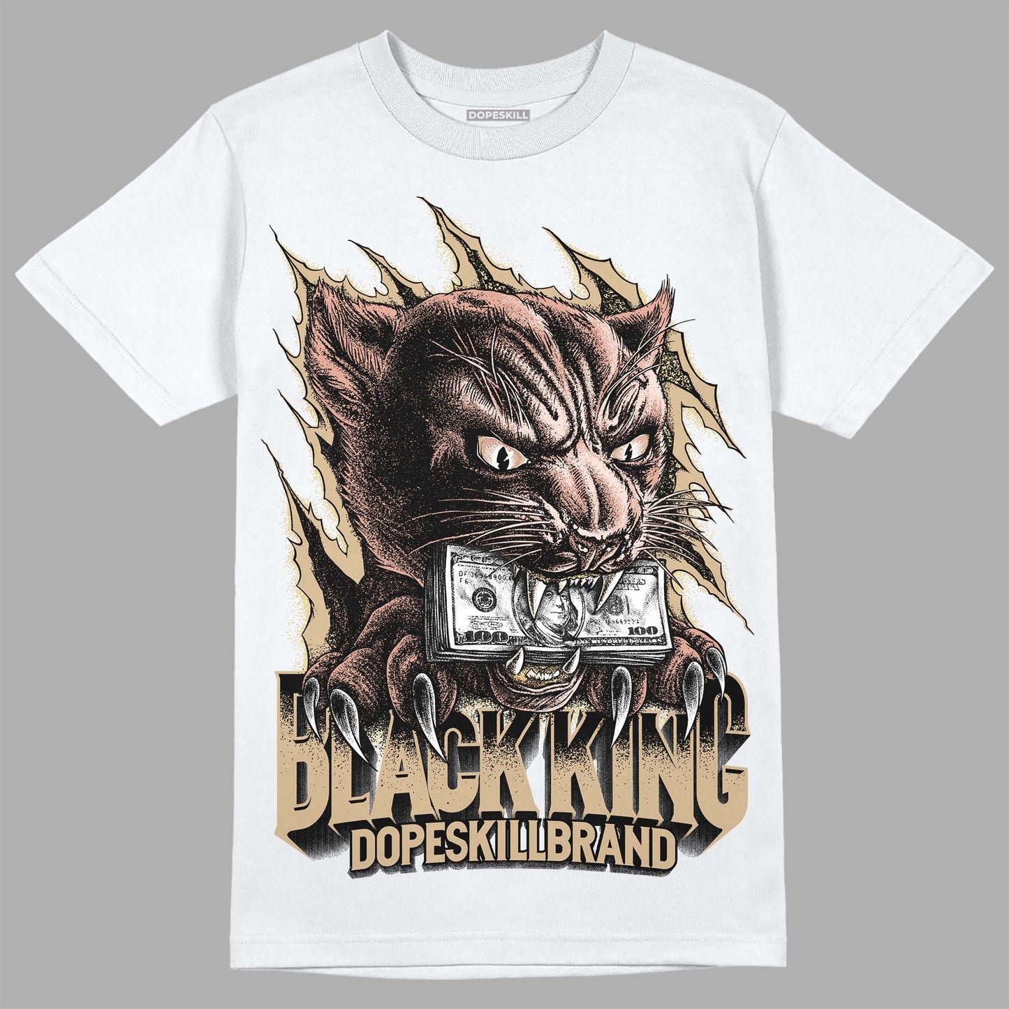 TAN Collection DopeSkill T-Shirt Black King Graphic