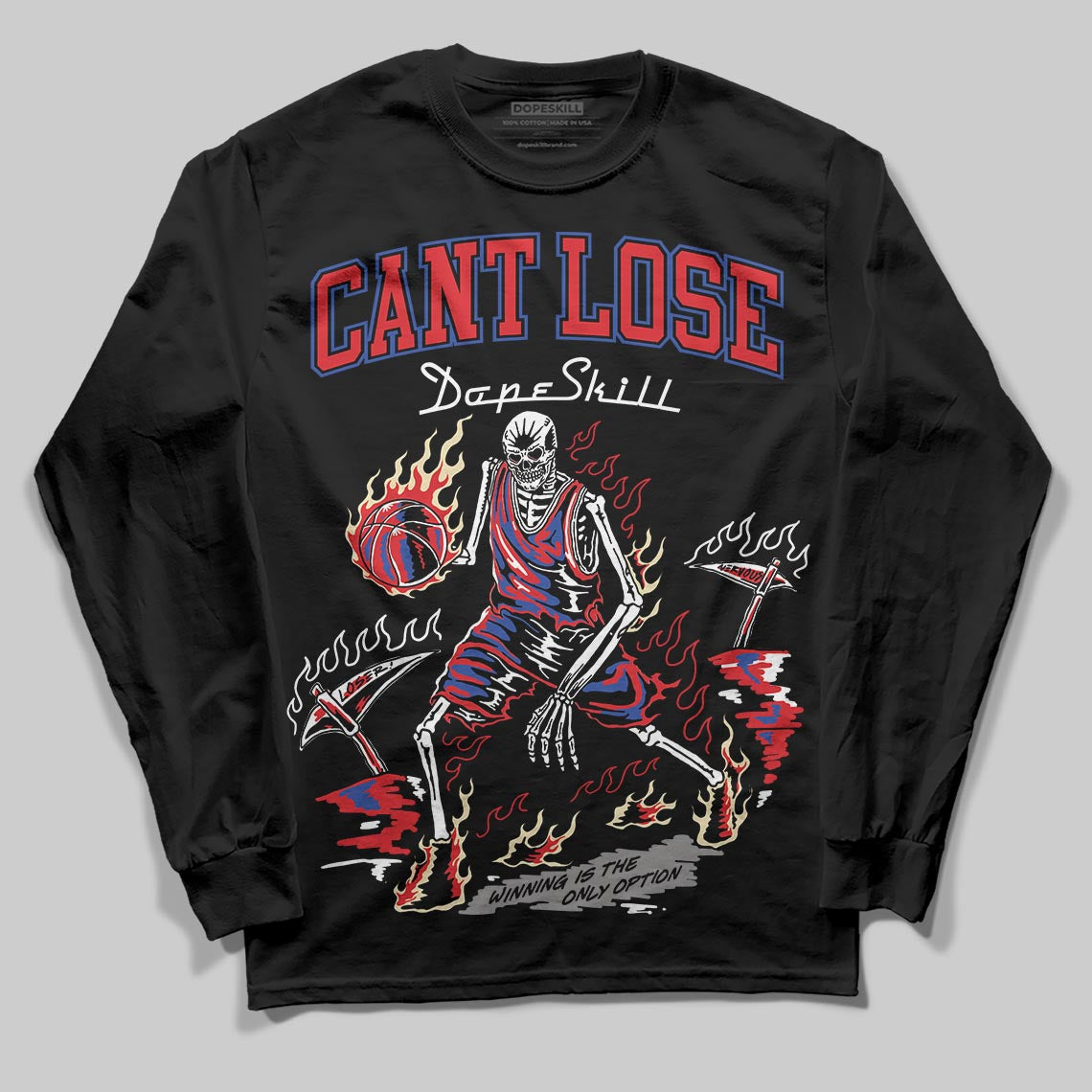 Seoul 2.0 3s DopeSkill Long Sleeve T-Shirt Cant Lose Graphic
