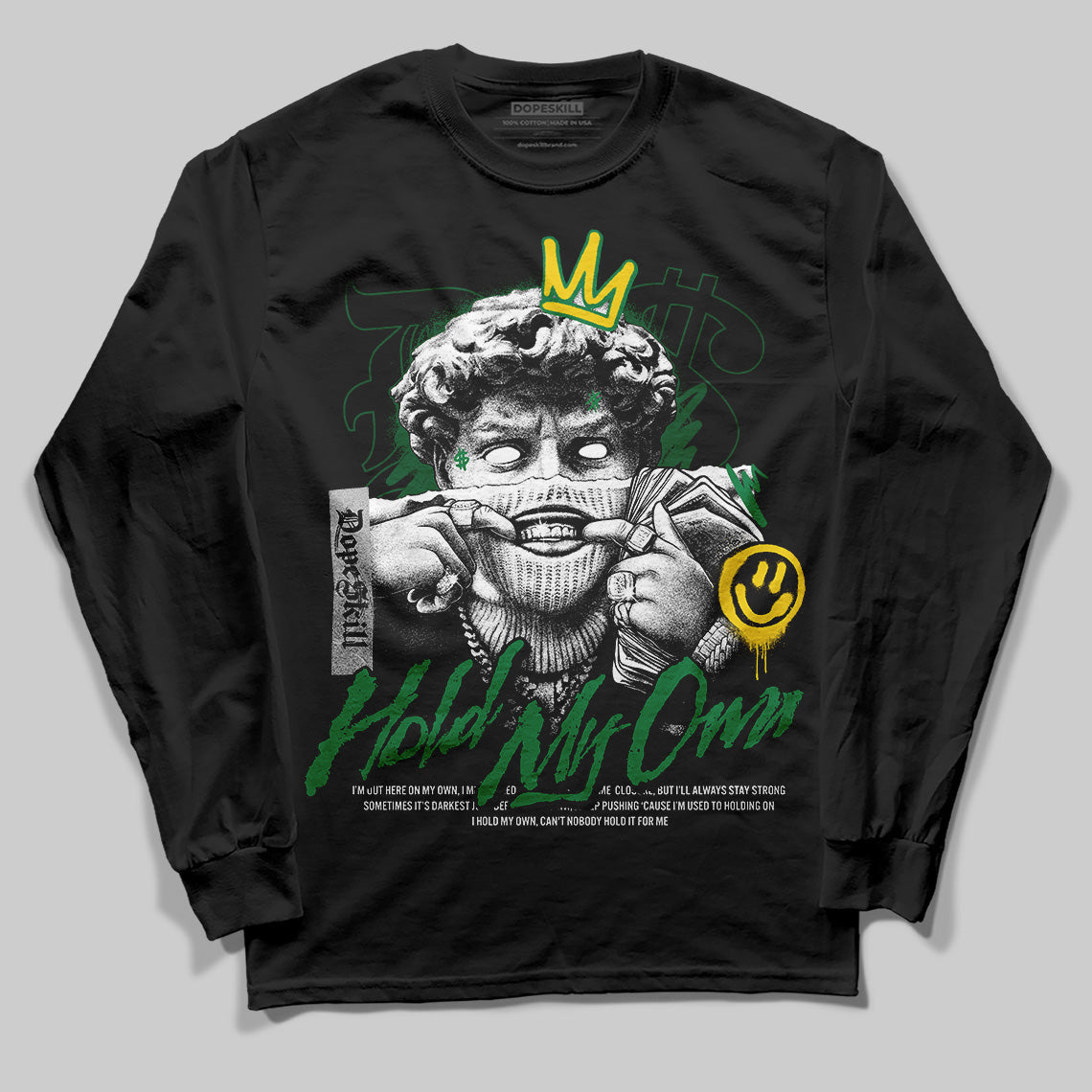 Green Collection DopeSkill Long Sleeve T-Shirt In My Way Graphic