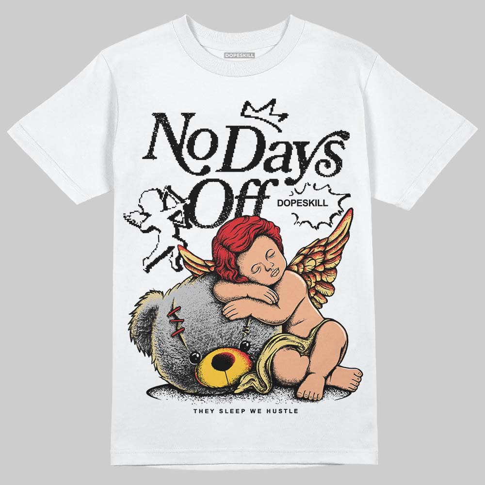 Quai 54 x Tour Yellow Black 1s DopeSkill T-Shirt New No Days Off Graphic