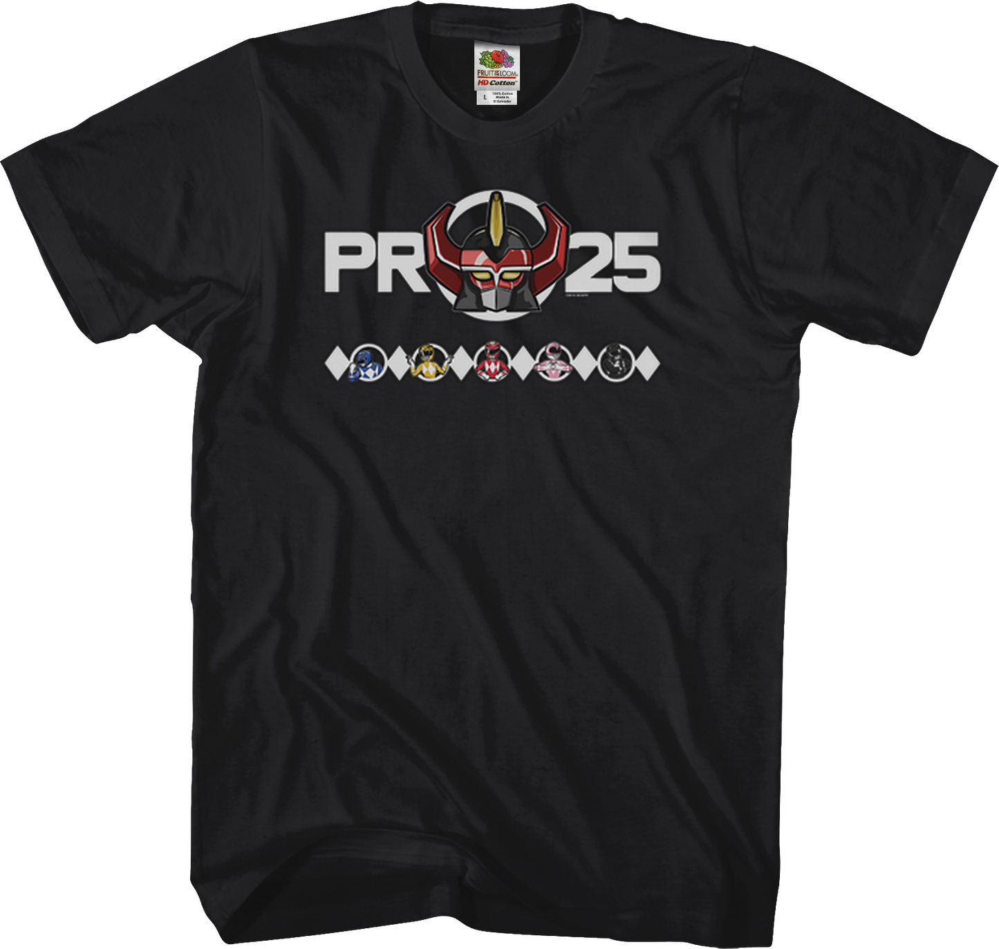 25th Anniversary Mighty Morphin Power Rangers T-Shirt