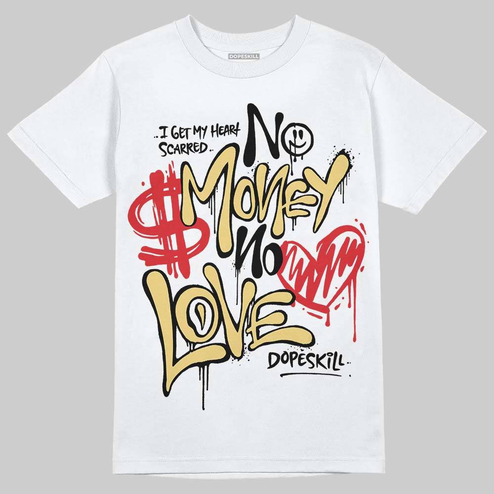 Quai 54 x Tour Yellow Black 1s DopeSkill T-Shirt No Money No Love Typo Graphic