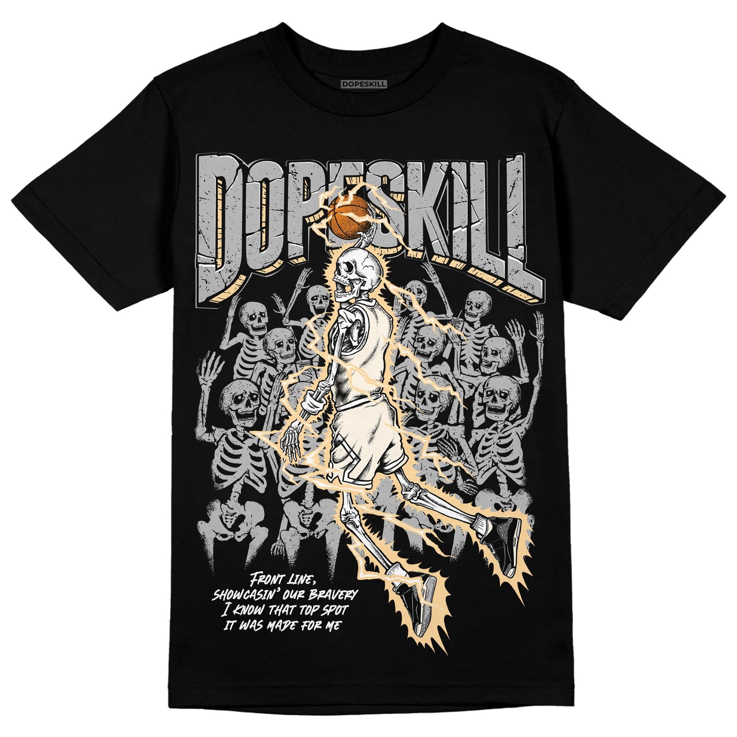 Off Noir 3s DopeSkill T-Shirt Thunder Dunk Graphic
