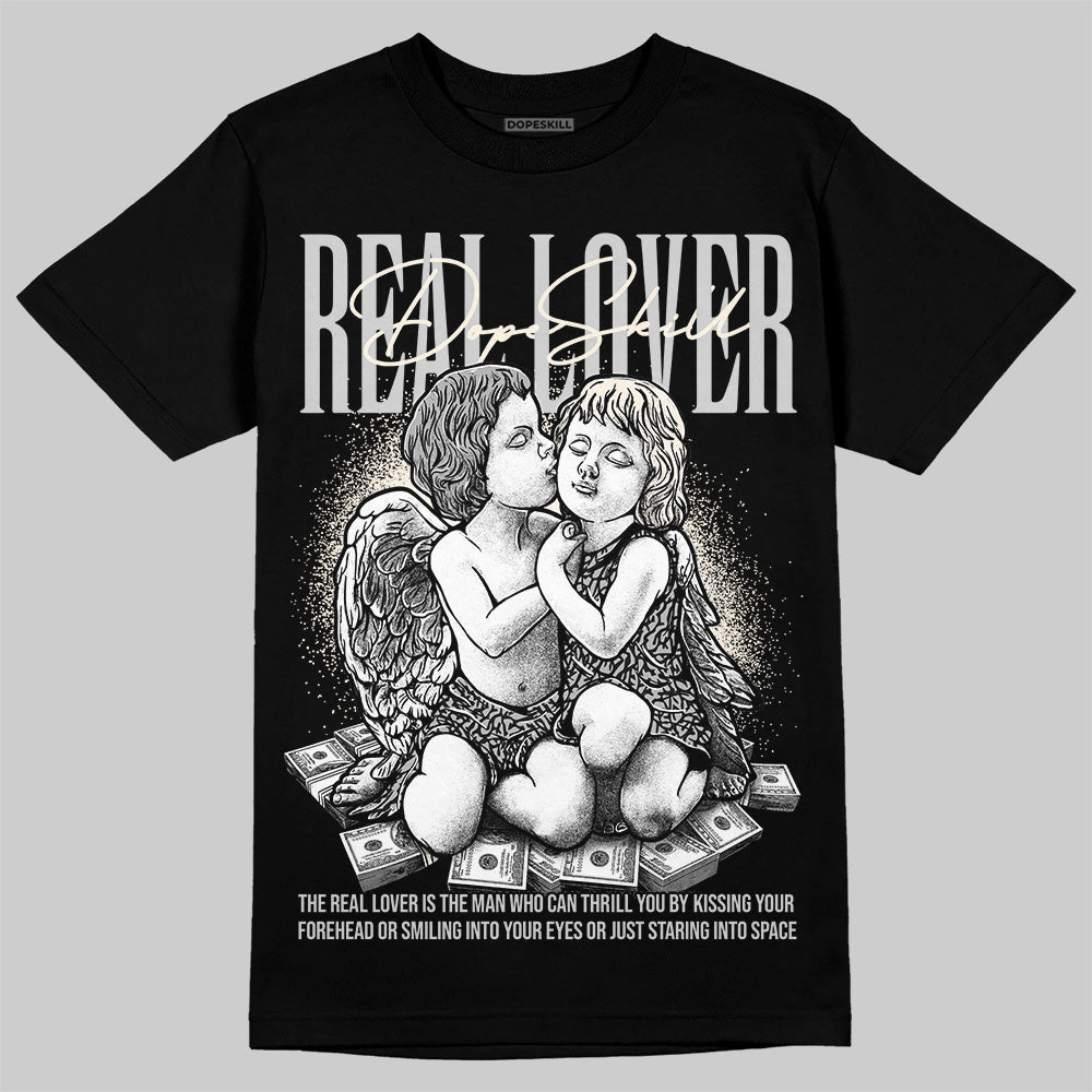 Off Noir 3s DopeSkill T-Shirt Real Lover Graphic