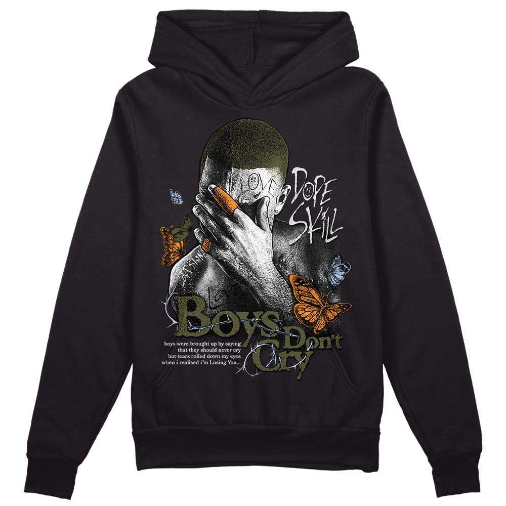 Olive 5s DopeSkill Hoodie Sweatshirt Boys Don't Cry Graphic