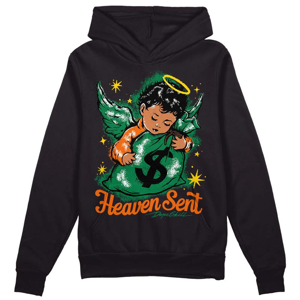 Green Collection DopeSkill Hoodie Sweatshirt Heaven Sent Graphic