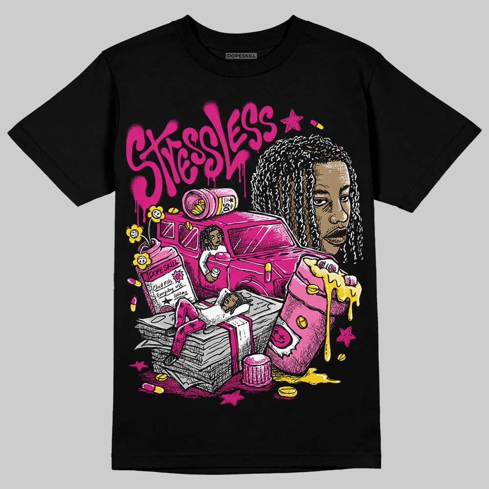 Rick RO Pink Leather Sneakers DopeSkill T-Shirt Stressless Graphic