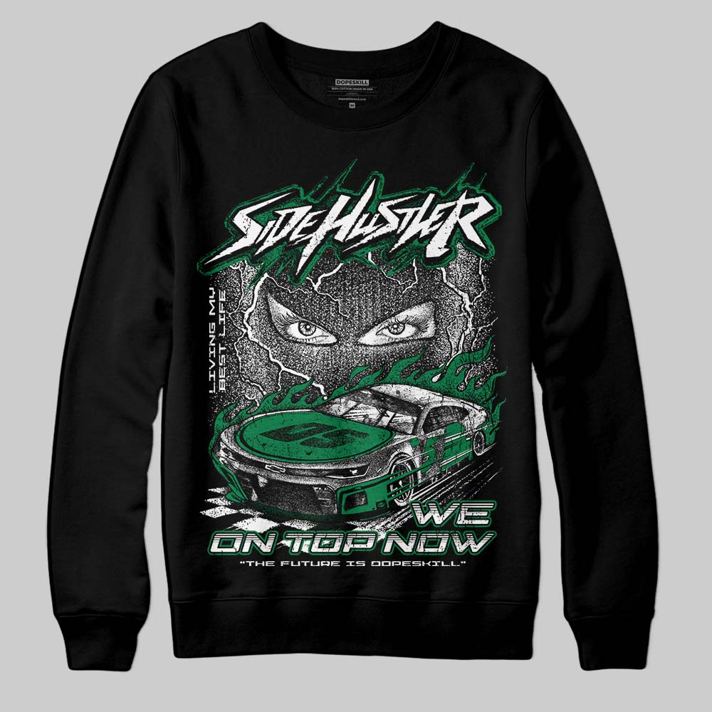 Green Collection DopeSkill Sweatshirt New Side Hustler Graphic