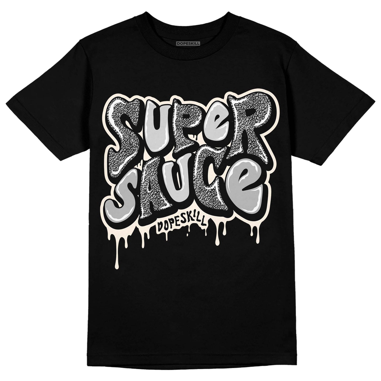Off Noir 3s DopeSkill T-Shirt Super Sauce Graphic