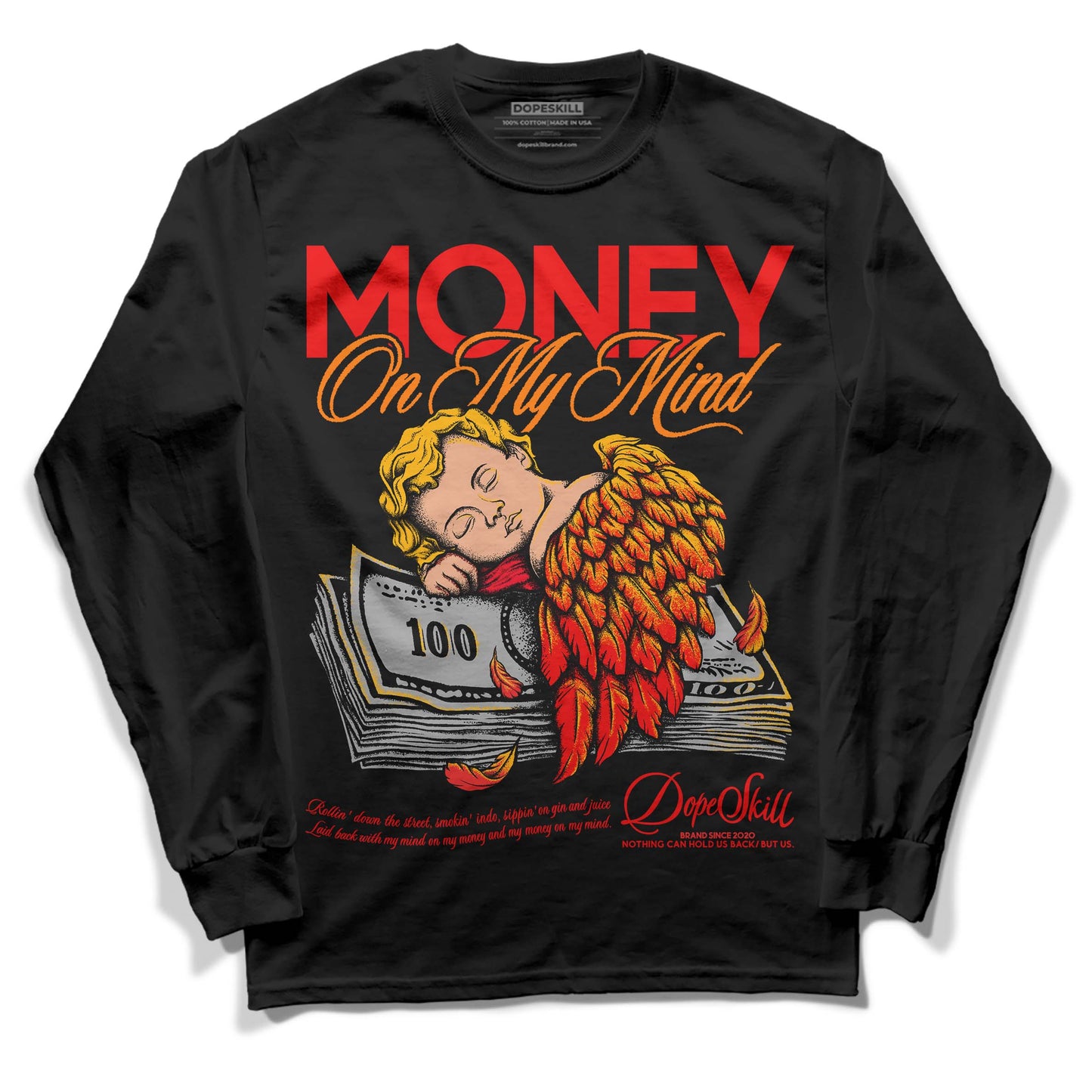 Red Collection DopeSkill Long Sleeve T-Shirt MOMM Graphic