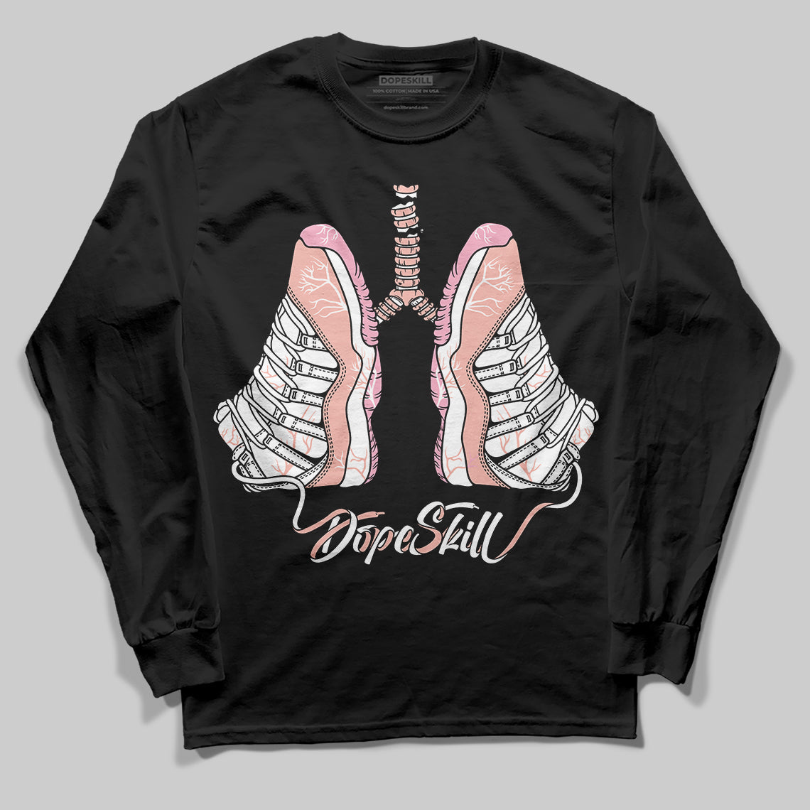 Legend Pink 11s DopeSkill Long Sleeve T-Shirt Breathe Graphic
