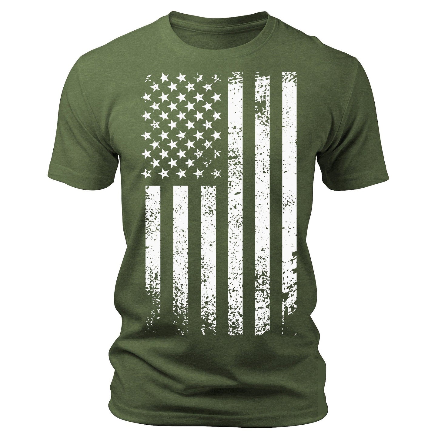 Men's Graphic T Shirts - Patriotic Short Sleeve Crewneck Shirts
