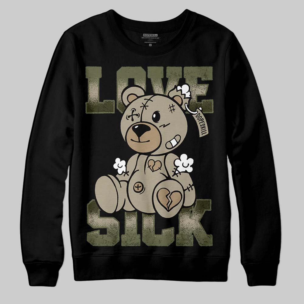 Olive Collection DopeSkill Sweatshirt Love Sick Graphic