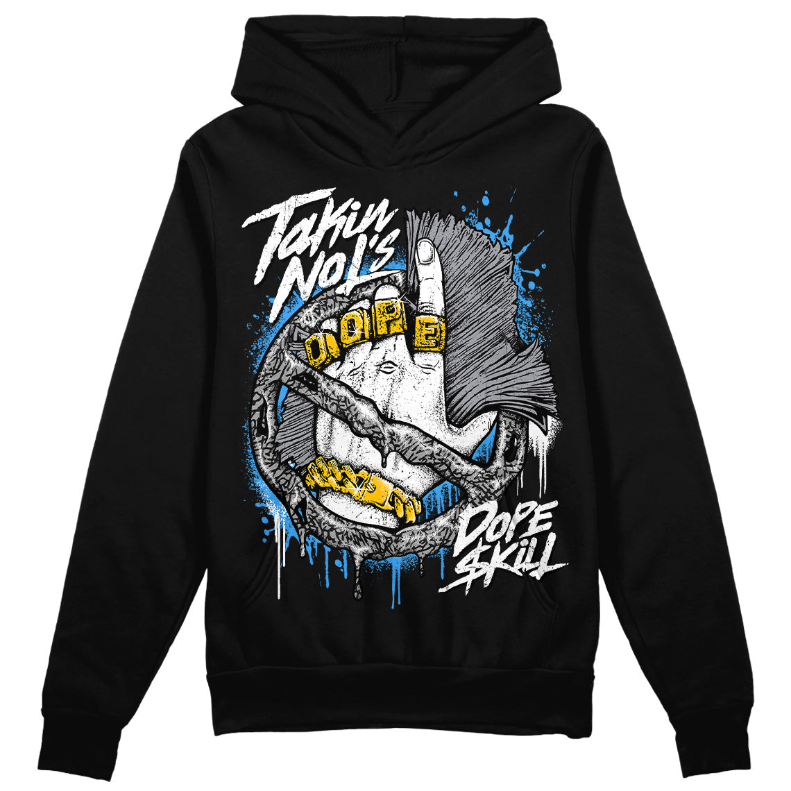 Midnight Navy 3s DopeSkill Hoodie Sweatshirt Takin No L's Graphic