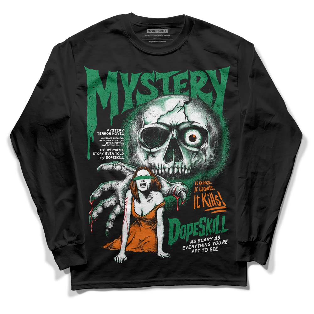 Green Collection DopeSkill Long Sleeve T-Shirt Mystery Ghostly Grasp Graphic
