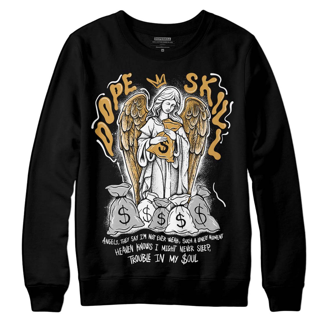 Gratitude 11s DopeSkill Sweatshirt Angels Graphic