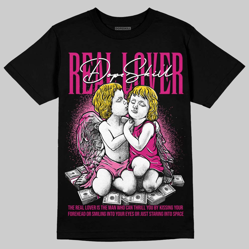 Rick RO Pink Leather Sneakers DopeSkill T-Shirt Real Lover Graphic
