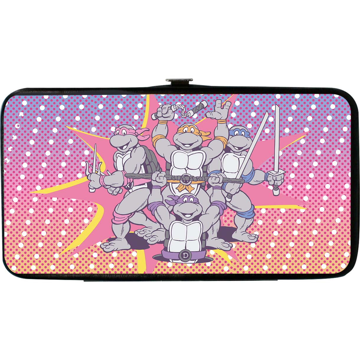 Classic Teenage Mutant Ninja Turtles Group Pose I "Heart" Ninjas Multi Past Girls Wallet