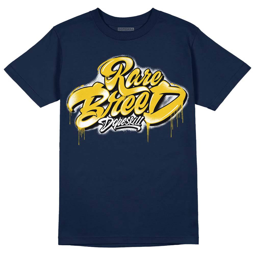 Michigan Dunks DopeSkill Midnight Navy T-Shirt Rare Breed Type Graphic