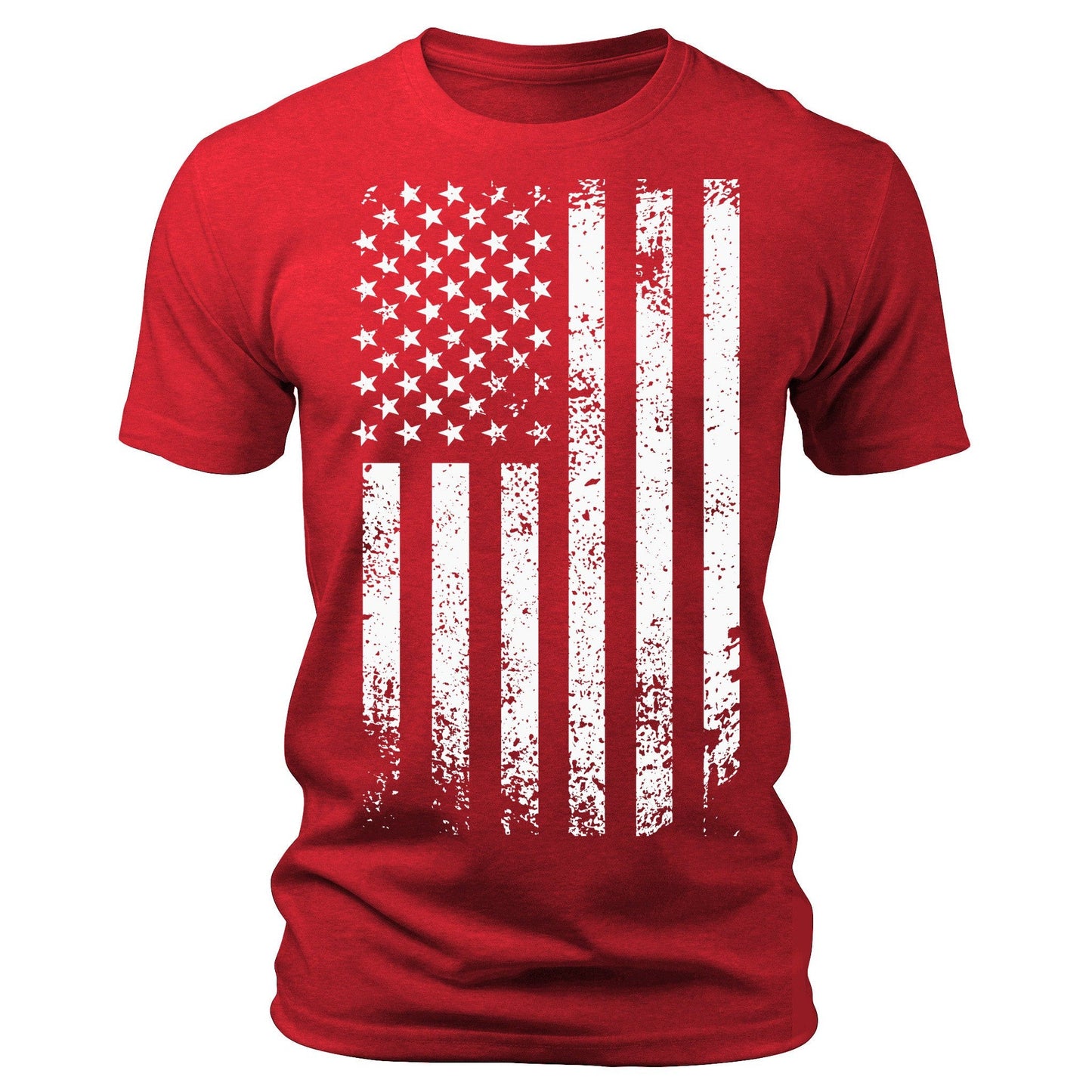 Men's Graphic T Shirts - Patriotic Short Sleeve Crewneck Shirts