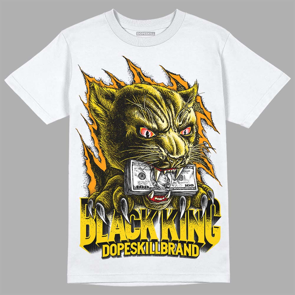 Yellow Ochre 6s DopeSkill T-Shirt Black King Graphic