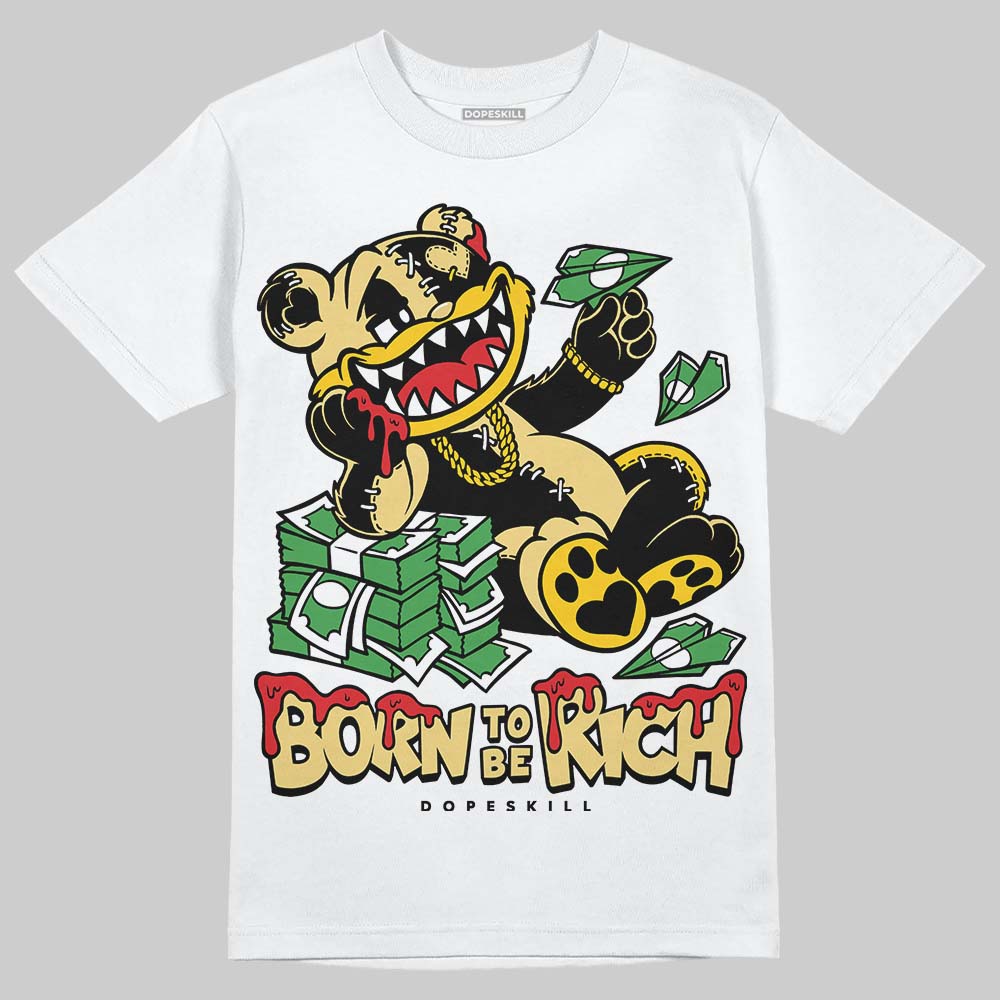 Quai 54 x Tour Yellow Black 1s DopeSkill T-Shirt Born To Be Rich Graphic