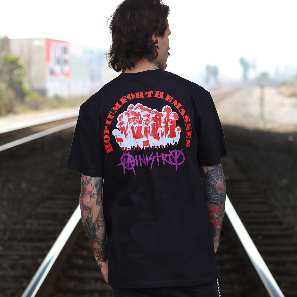 HOPIUMFORTHEMASSES T-Shirt (Black)