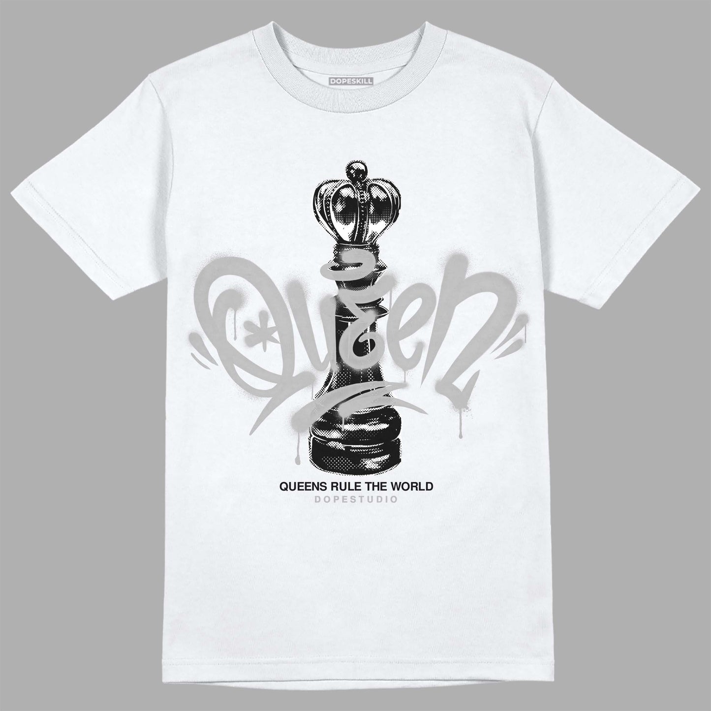 Off Noir 3s DopeSkill T-Shirt Queen Chess Graphic