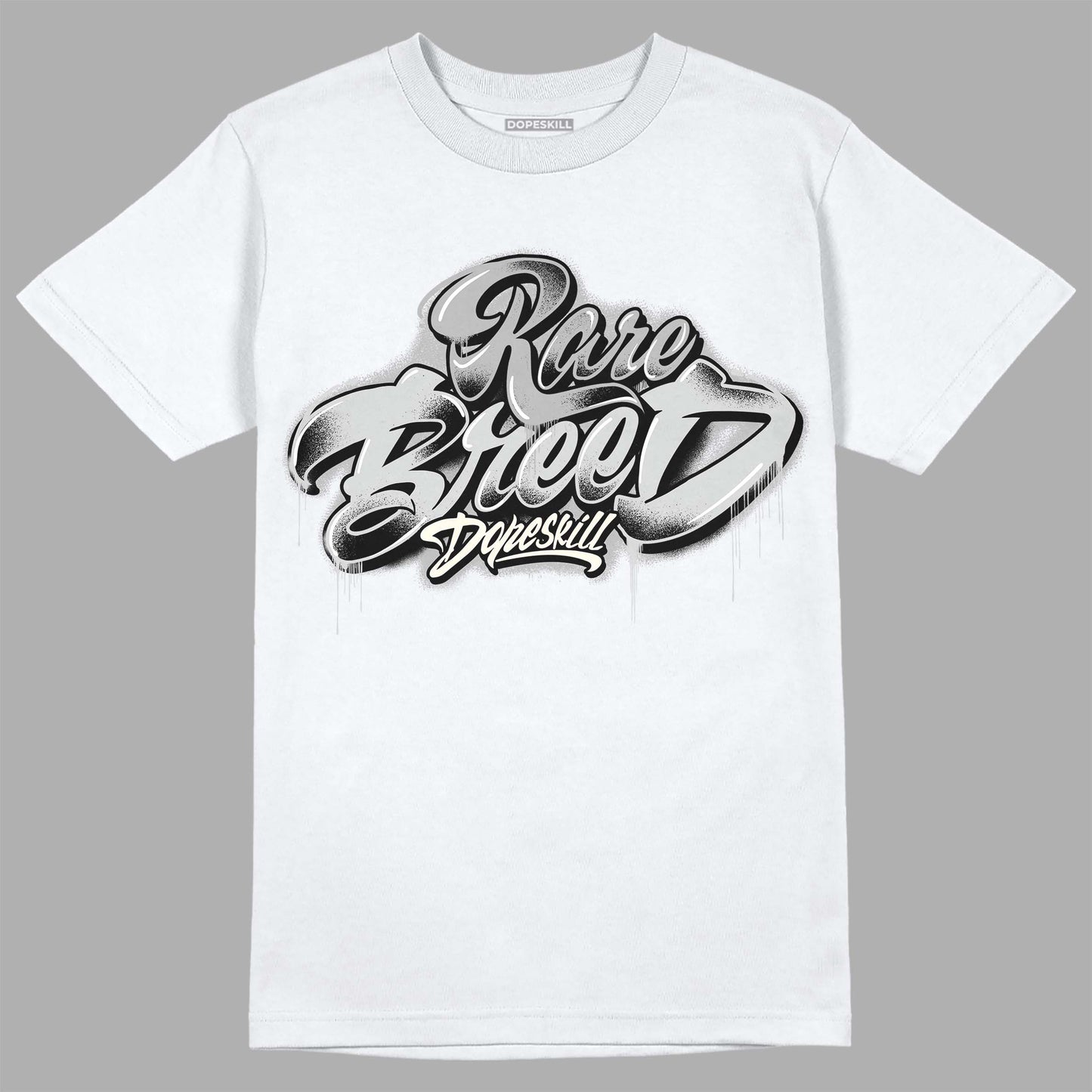 Off Noir 3s DopeSkill T-Shirt Rare Breed Type Graphic